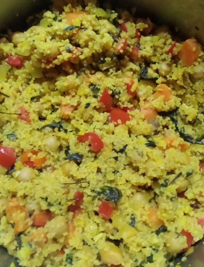 Vegetarisches Couscous süß und würzig